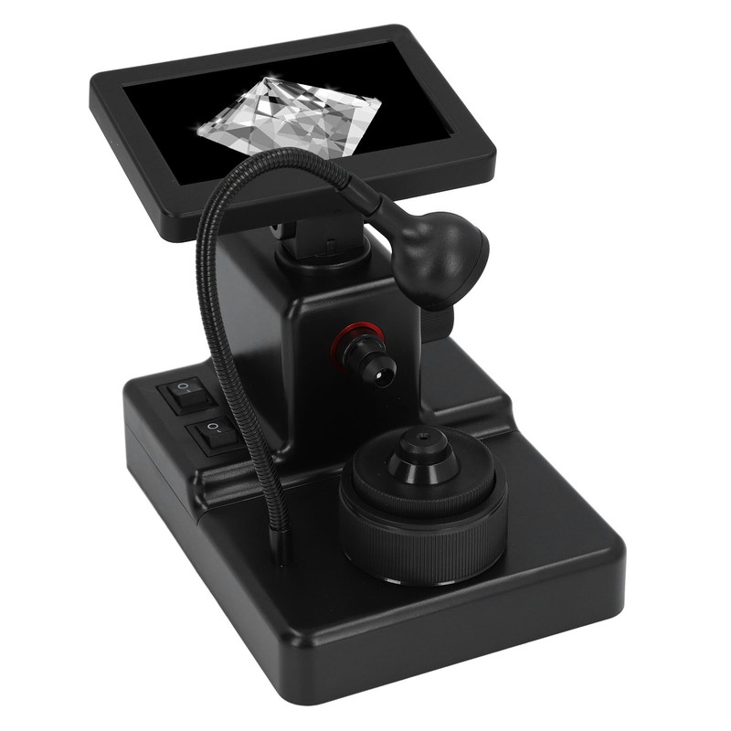 Diamond Waist Code Microscope 1000X Magnification 4.3 Inch LCD Screen