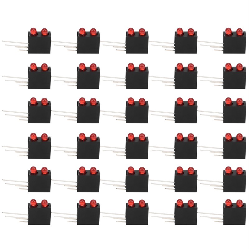 100Pcs 3mm Light Holder Dual Hole LED Diode Lamp with