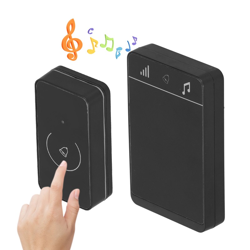 Wireless Doorbell IP47 Waterproof Intelligent Touch Control 150M Range ThroughWall