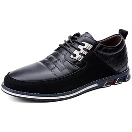 Asifn Men's Moccasins Men's Low Shoes Classic Suit Shoes Loafer Slippers Non-Slip Breathable Soft Outdoor, black