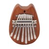 Kalimba Fingerklavier aus Holz mit 8 Tasten, tragbares Daumenklavier mit Aufhängeseil (XA67 Katzenkopf)
