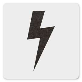 MAGJUCHE Lightning Stencil 6 Inches, Reusable Lightning Stencil for Painting DIY Crafts Decor