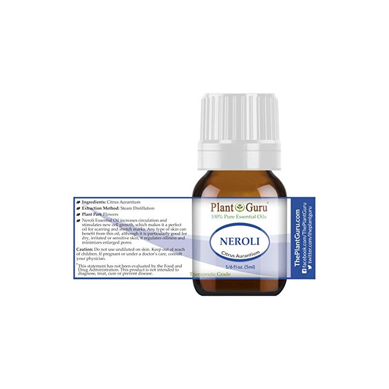 Neroli Essential Oil (Citrus Aurantium) 5 ml 100% Pure Undiluted