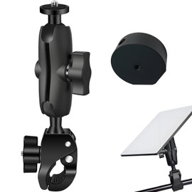 Starlink Mini Mount, RV Ladder Pole Mount, Starlink Mini Car Roof Rack Mount, Adjustable Clamp Mount for RV Ladder Pole Yacht Camper, Star Link Mini Accessories Kit, Add an Aluminum Alloy Adapter