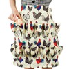 ZOYLINK Egg Apron Women Men with 15 Pockets, Canvas Eggs