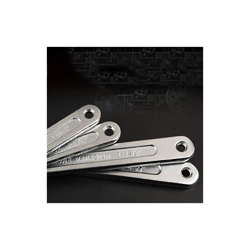 TOOLSTAR Hook Wrench C Wrench 32-76mm Adjustable Hook Wrench Chrome