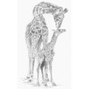 Royal Brush Sketching Made Easy Kit 9"X12"-Giraffe & Baby