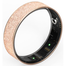 CNBRO Smart Ring for Women Ladies Fitness Tracker Heart Rate Monitor Sleep Tracker Health Ring Step Counter Calories Waterproof Fashion Smart Rings for Android iOS Phones