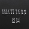 12Pcs Ring Size Adjuster Invisible Transparent Ring Size