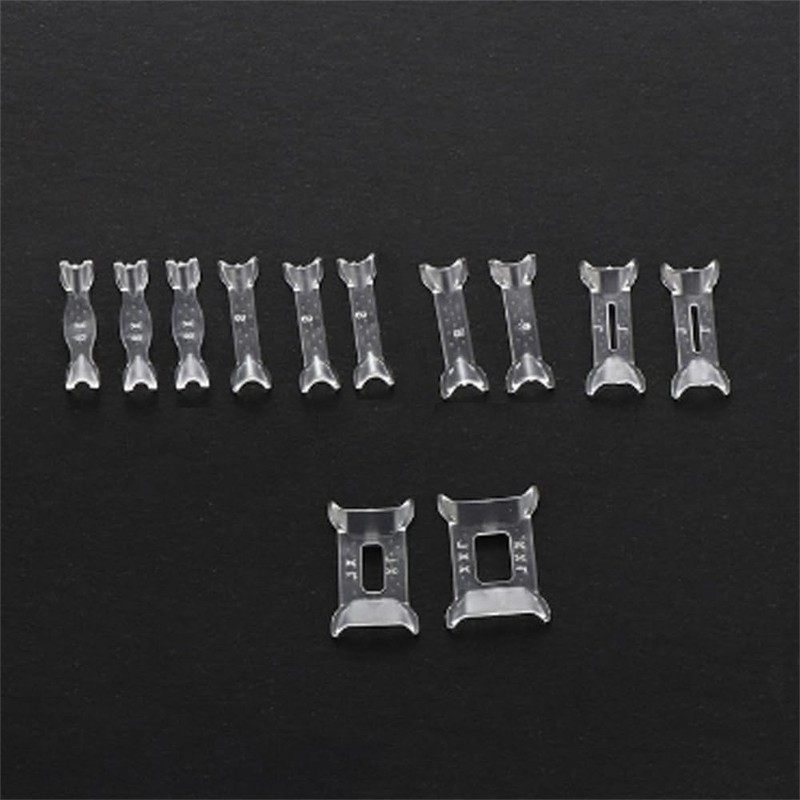 12Pcs Ring Size Adjuster Invisible Transparent Ring Size