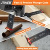 JTWEB Extra Long Oscillating Tool Blades - 6PCS Arc-Shaped Edge