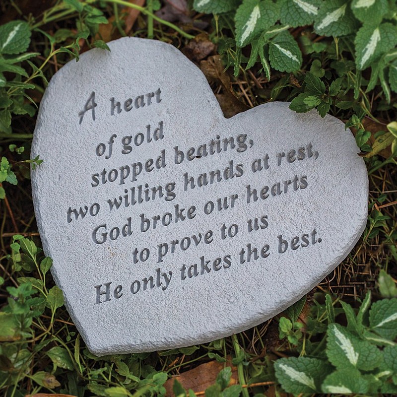 Kay Berry Great Thought Hearts A Heart of Gold Stone