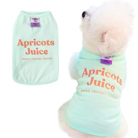 AmzBarley Dog Clothes, Spring & Summer, T-shirt, Tank Top, Cotton, English Printing, Round Neck, Sleeveless, Dog Clothes, Shirt, Small Dogs, Medium Dogs, Spring, Summer, Summer, Soft, Casual, Stylish,