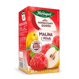 Raspberry & Quince Tea Natural Pure And Refreshing Herbal Fruit Infusion Herbapol (40 Tea bags)