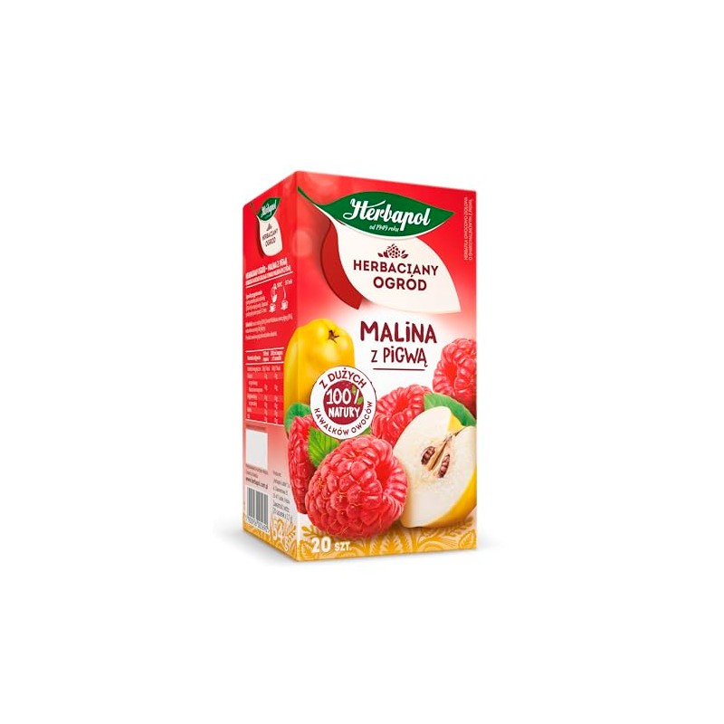 Raspberry & Quince Tea Natural Pure And Refreshing Herbal Fruit