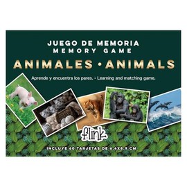FLINK Juego de Memoria Animal 60 Cartas                                                                                                               