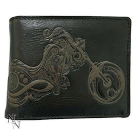 Nemesis Now Bike Wallet 11cm Black, PU