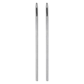 QUARKZMAN Pack of 2 Hollow Punch Leather 1 mm Round Hole Punch Tool for Belt Punch Carbon Steel Single Punch for Watch Strap Cutting Leather Craft Rubber Paper Plastic Soft Material