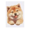 'Cute Akita Dog ' Temporary Tattoo - Water Resistant, Skin-Safe,