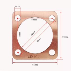 CDHPOWER High Compression Racing Head and Cylinder Set for LD100/YD100 Bicycle Engine Kit