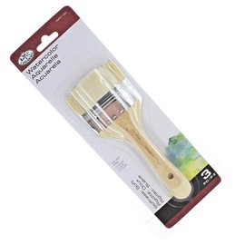 Royal & Langnickel large area brush goat hair wash set - pack of 3 brushes