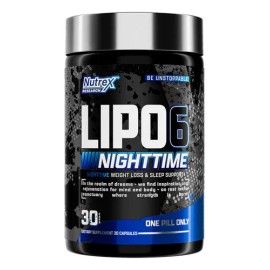 Lipo-6 Black Nighttime Ultra Concentrado 30 Cápsulas Nutrex Research