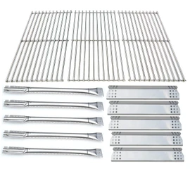 Direct store Parts Kit DG183 Replacement for Jenn-Air 720-0709B, 720-0727 Gas Grill Stainless Steel Burners, Heat Plates, Cooking Grid
