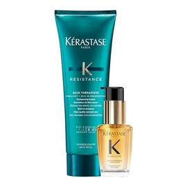 Kérastase Set Shampoo Therapiste 250 ml + Elixir Ultime TS 30 ml | Repara y aporta brillo intenso al cabello