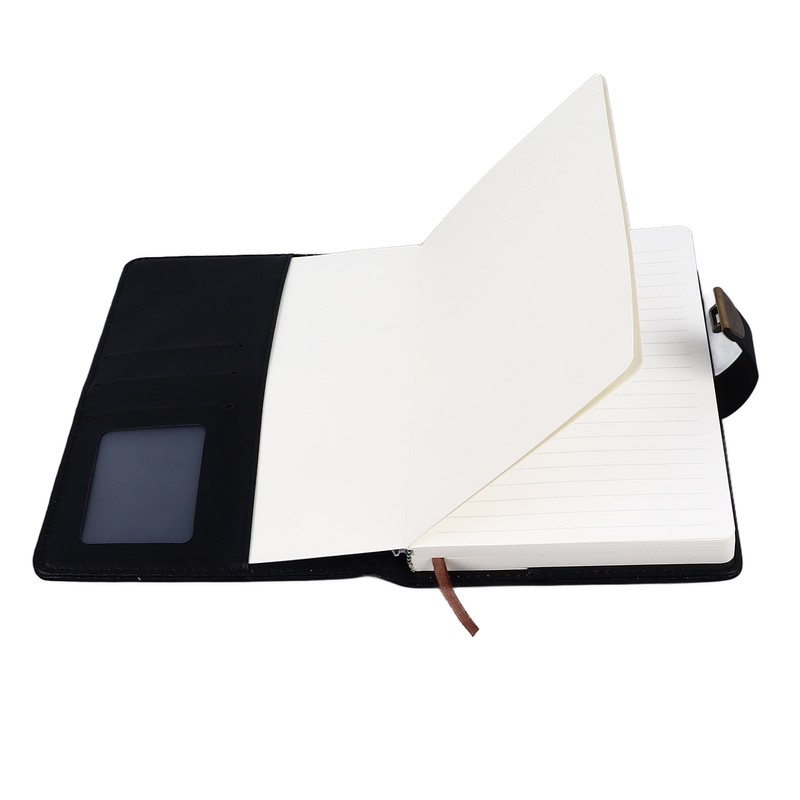 B6 Notebook Combination Lock Black Gold Retro 240 Pages Smoothing