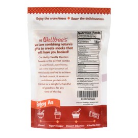 Wellbee’s Grain Free Granola, Oat Free, Low Carb, 100% Honey Sweetened, Small Batch, Refined Sugar Free, Paleo & SCD Approved (10 oz)