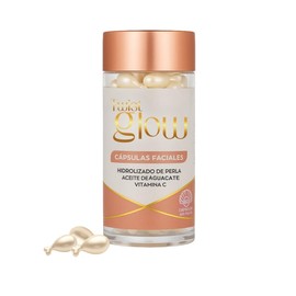 TWIST GLOW Cápsulas Faciales con Hidrolizado de Perla, Aceite de Aguacate y Vitamina C, 60 Cápsulas Twist-Off, Sérum Nutritivo Antioxidante para Hidratación y Luminosidad
