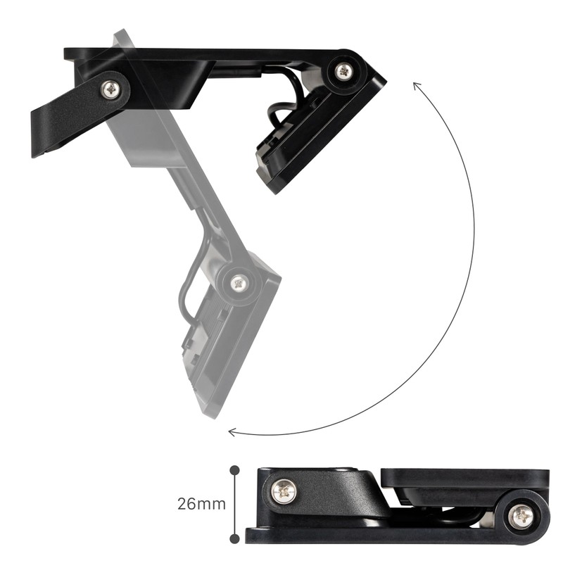 LED's light 0300417 Solar LED Spotlight 12 W Black Motion