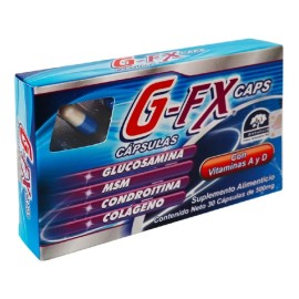 G-fx Caps Caja Con 60 Capsulas De 500 mg Sabor Sin Sabor