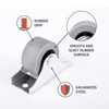 (Pack of 20) 25 mm Wheels Soft Motion Rubber Roller