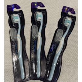 GuruNanda Butter on Gums Xtra Clean Toothbrush with Brush Cap, Soft... 3Pack