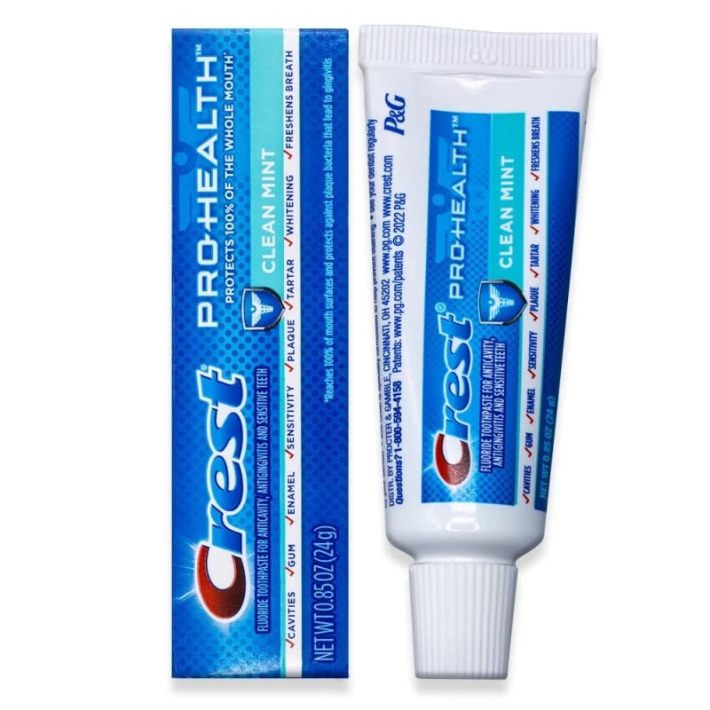 Crest Pro Health Clean Mint Toothpaste Travel Size 0.85 Oz