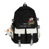 Backpacks School Backpack with Pendant Badge Waterproof Laptop Computer Backpack