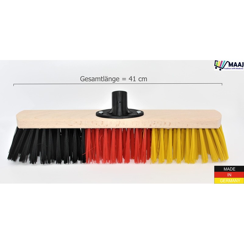 Maaj 40 cm Germany Road Broom Wood + PVC Bristles