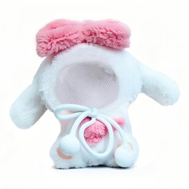 17cm Doll Clothes Set - Clothes for Dolls Outfit and Accessories for 6.7 Inches Doll Clothes, Bow Hat + Fluffy Coat, Adorable Dress Up Clothes for Dolls (No Doll)