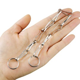 Toilet Handle Chain Stainless Steel Toilet Flapper Chain Universal Toilet Flapper Lift Chain Replacement Kit for Most Toilet Flappers 3pcs