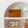 Tissue Box Cover, Refined Modern PU Leather Tissue Box Holder