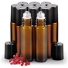 sungwoo 12 Pack Essential Oil Roller Bottles Stainless Steel, 10ml