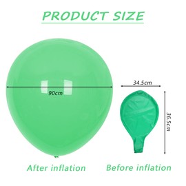 10 Pack Big Balloons YUTOU 36" Reusable Extra Large Balloons Assorted Color Latex Giant Balloons Jumbo Thick Balloons for Photo Shoot Wedding Birthday Party and Event Decoration (10 Colors)