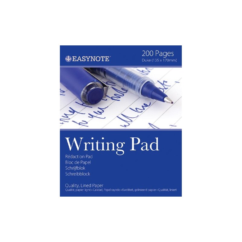 Just stationery 200 Sheets Lined Duke Pad, 3254, White