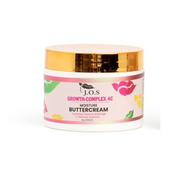 J'Organic Solutions Chebe 4C Buttercream Moisturizer & Twist Out Cream - Natural Detangling, Hair Growth, Anti-Breakage