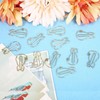 12 Pieces Cat Paper Clips, Metal Paper Clips, Binder Clips