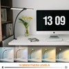 Double Head LED Desk Lamp 3 Colors Stepless Dimmable Flexible