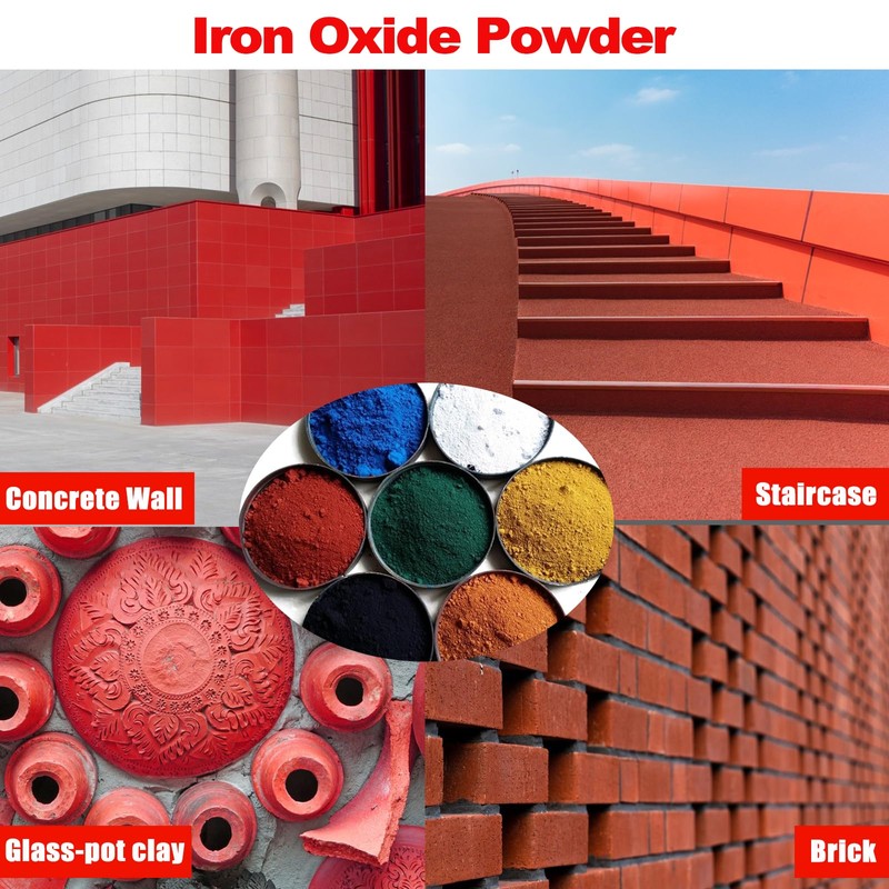 GOODTAKE Red Iron Oxide Pigment Manually Paving Concrete Personality Pavement