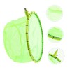 GANAZONO Fluorescent Green Fishing Net Diameter Lightweight Portable Design for