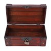 Vintage Wooden Storage Box Retro Hand Made Exquisite Jewelry Craft